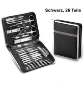 TPFBeauty Maniküre- & Pediküre-Set 26-teilig aus Kunstleder - verschiedene Farben